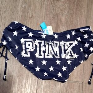 New PINK Victoria Secret Bikini Bottom Womans Size Small Sequins NWT